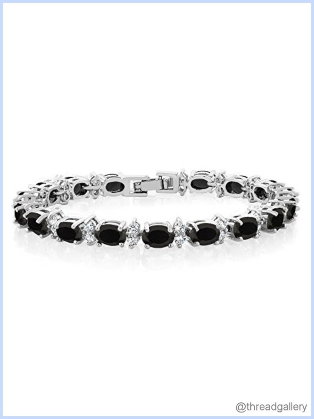 20 Ct Tennis Bracelet with Cubic Zirconia Stones in Prong Setting